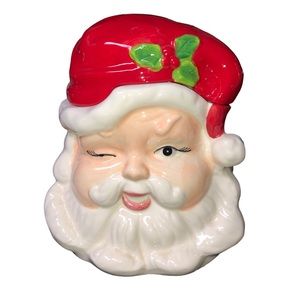 Santa Claus canister cookie jar